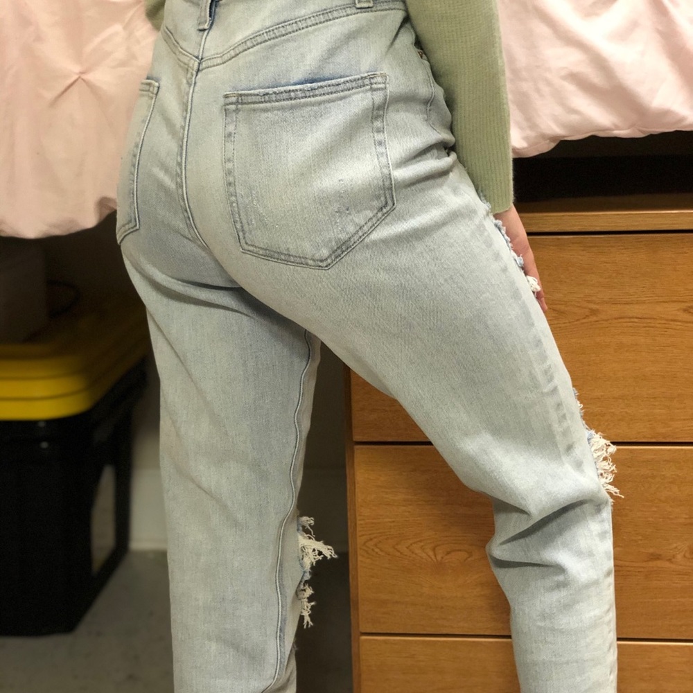 Wild Fable 00 Light-wash Mom Jeans